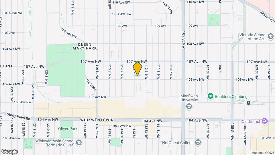 11224 106 Ave NW Map and Location Details