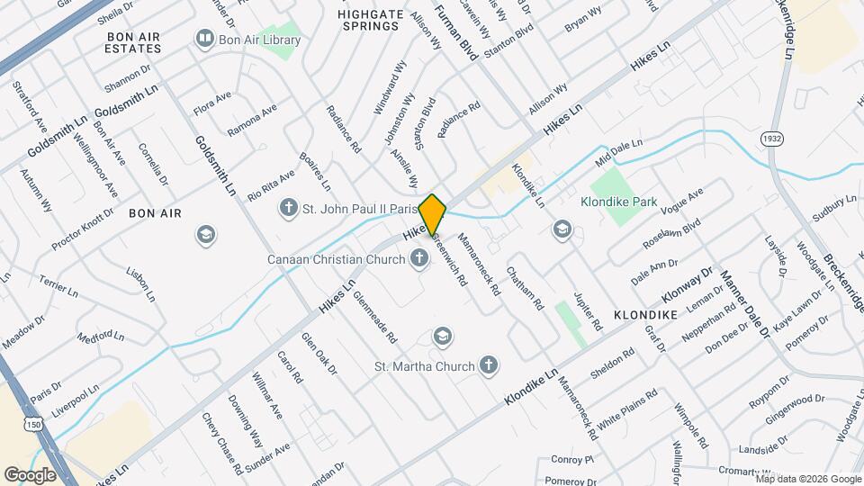 3704 Greenwich Rd Map and Location Details