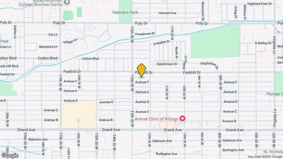 1229 Avenue F Map and Location Details