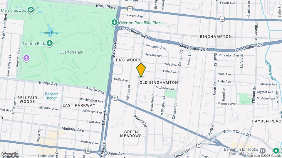 252 N Hollywood St Map and Location Details