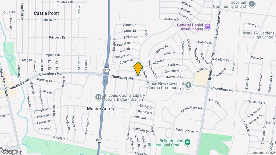 1295 Chambers Rd Map and Location Details