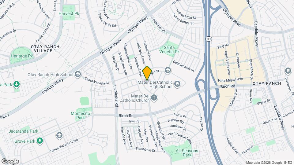 1564 Ravinia Dr Map and Location Details