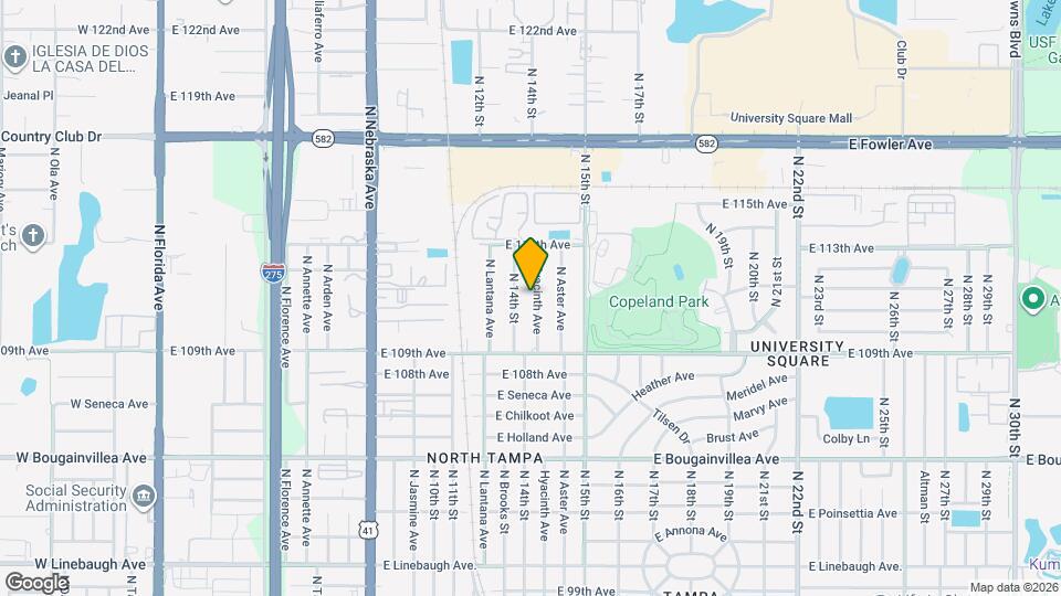 10922 Hyacinth Ave Map and Location Details