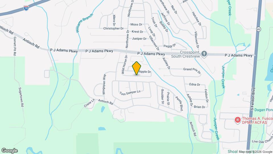 426 Apple Dr Mapa y Detalles de la Ubicación