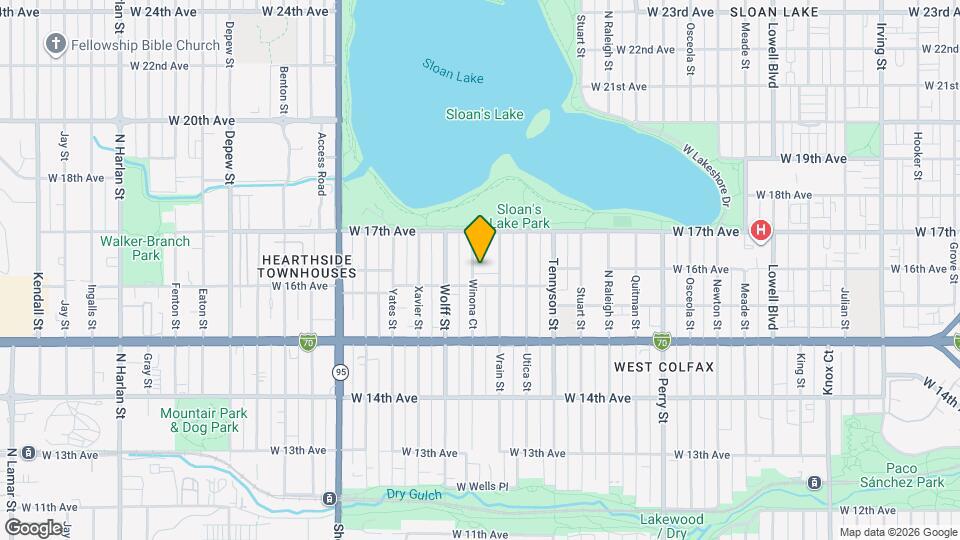 1630 Winona Ct Map and Location Details