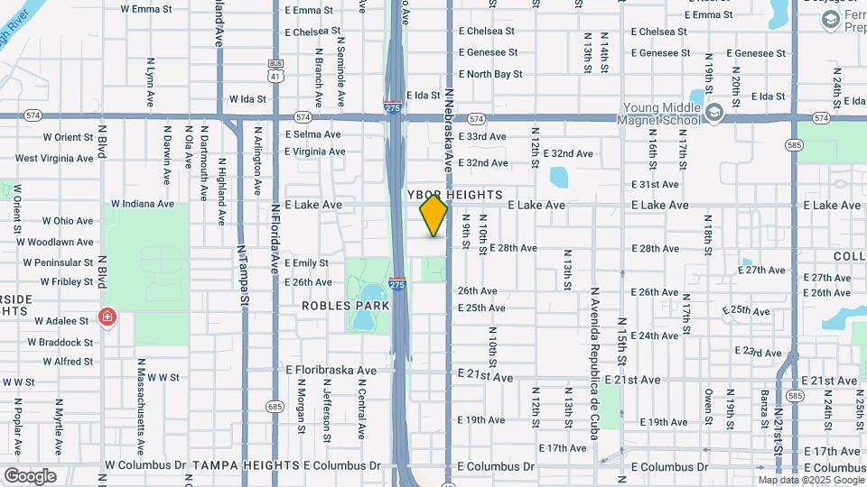 803 E James St Map and Location Details