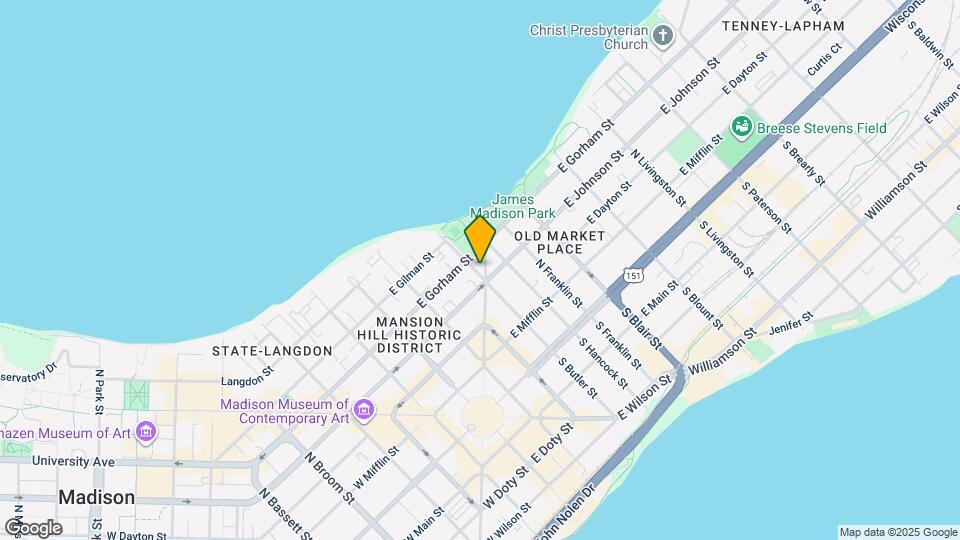 304 N Hamilton St Map and Location Details