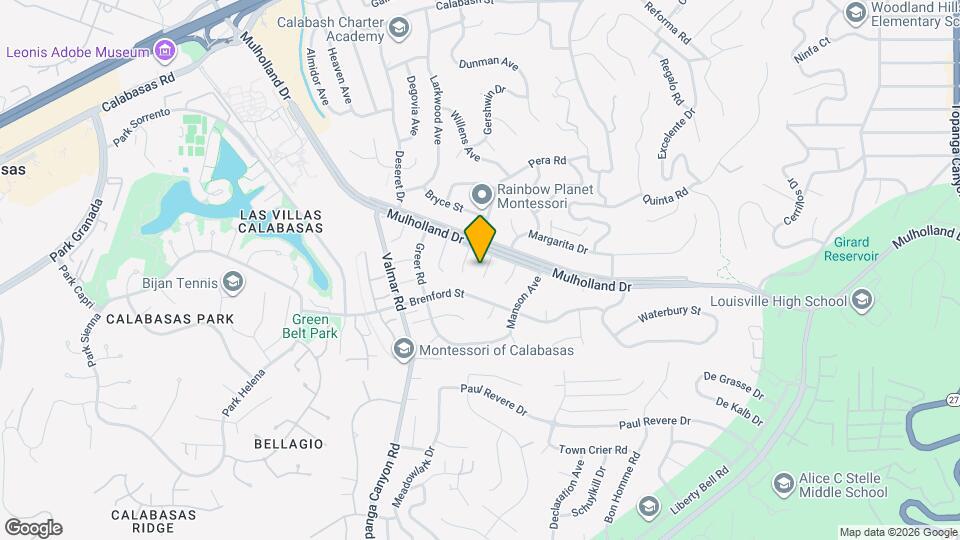 4411 Brookford Ave Map and Location Details