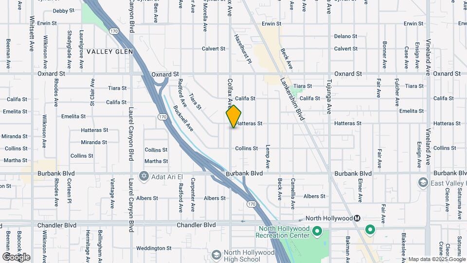 5744 Colfax Ave Map and Location Details