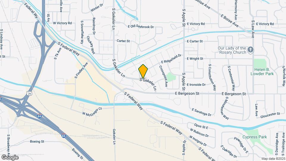 3757 S Gekeler Ln Map and Location Details