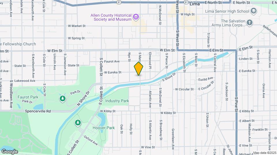 514 S Metcalf St Map and Location Details