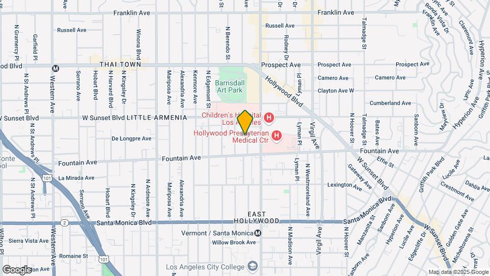 1339-1345 N New Hampshire Ave Mapa y Detalles de la Ubicación