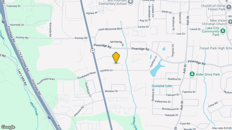 5539 Pineridge Ct Map and Location Details