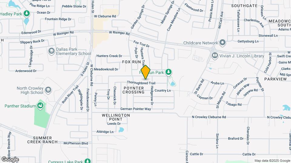 3952 Thoroughbred Trail Map and Location Details