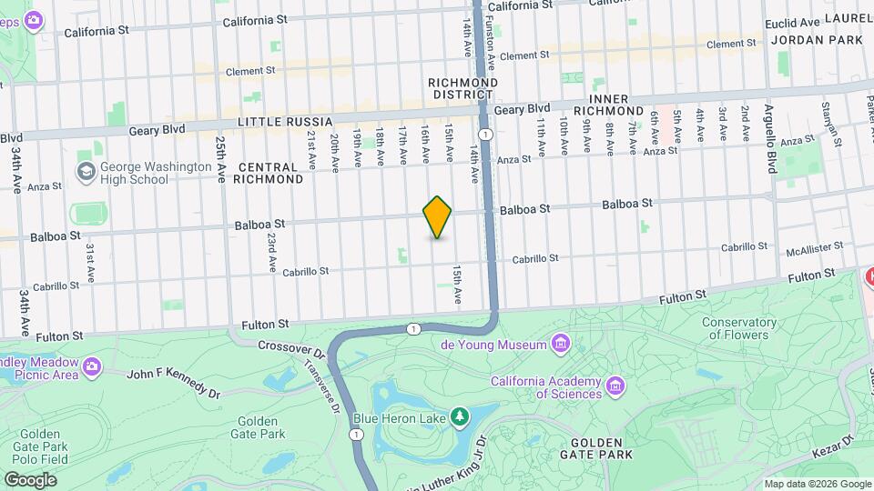 660 16th Ave Map and Location Details