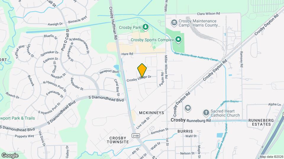 214 Crosby Village Dr Map and Location Details