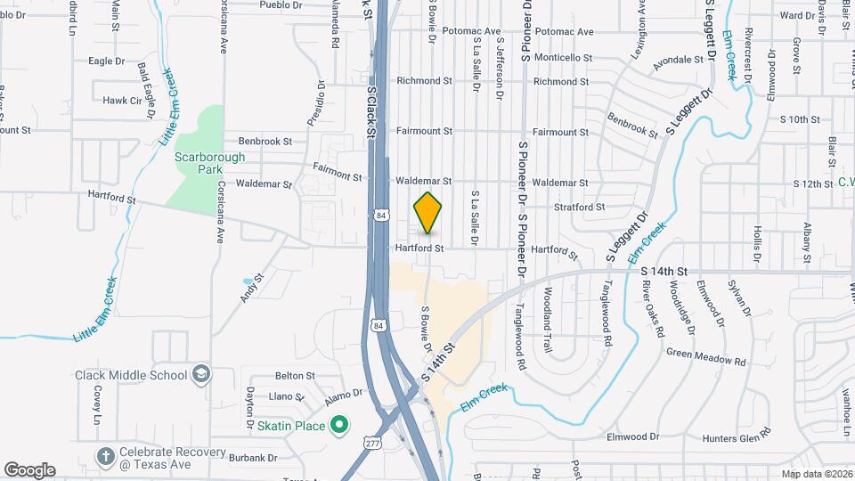 1362 S Bowie Dr Map and Location Details