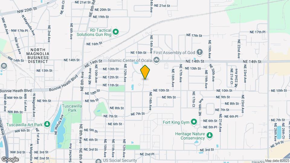 1121 NE 13th Ave Map and Location Details