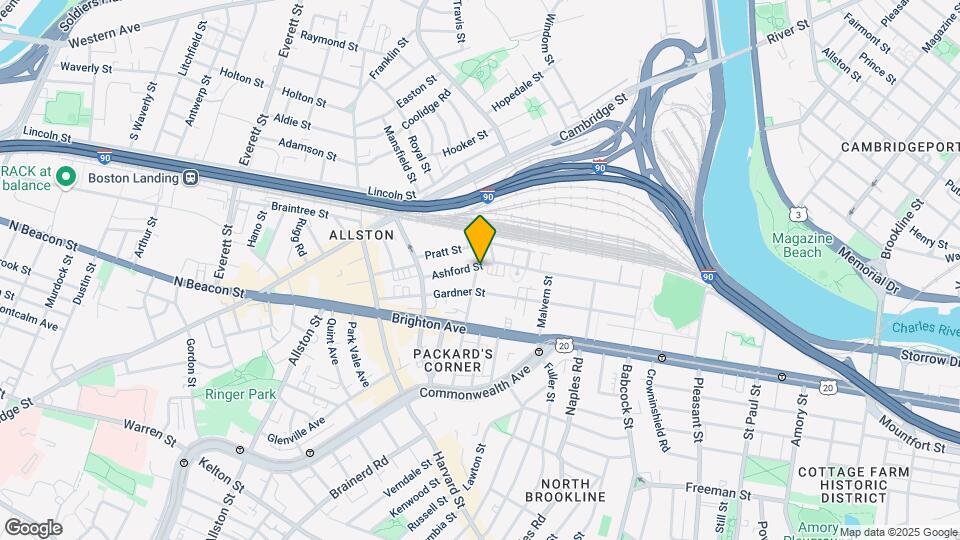 35 Ashford St, Unit #53 - 3 Map and Location Details