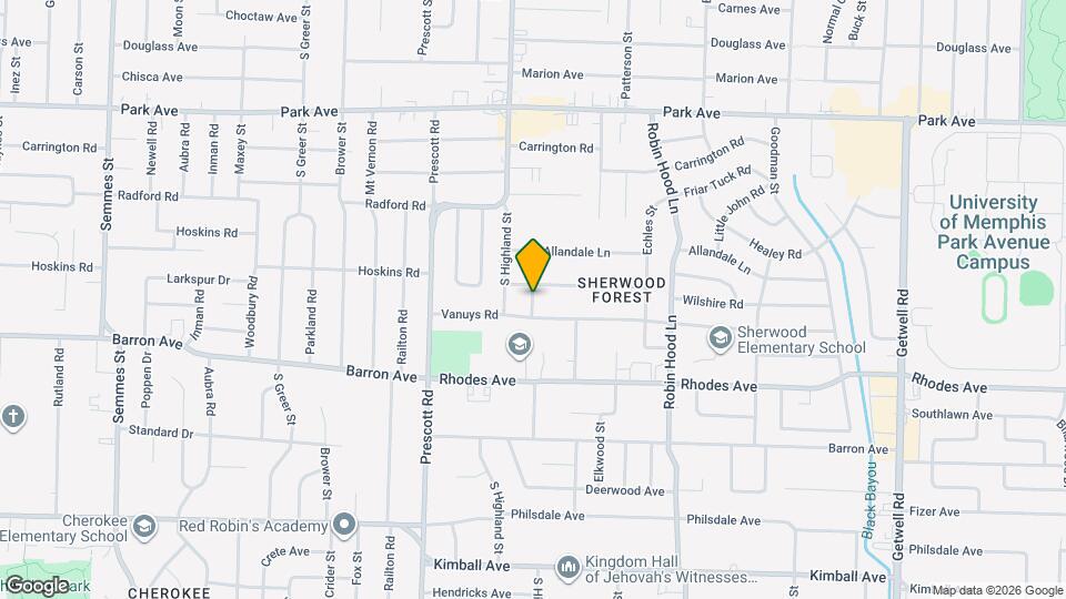 1090 Minor Rd Map and Location Details