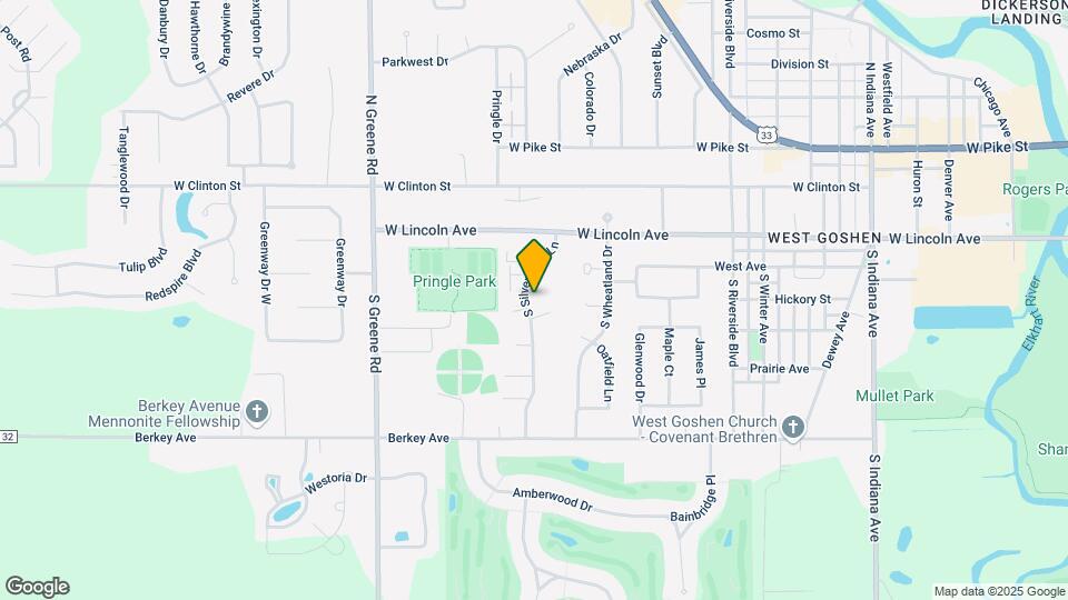 212 S Silverwood Ln Map and Location Details