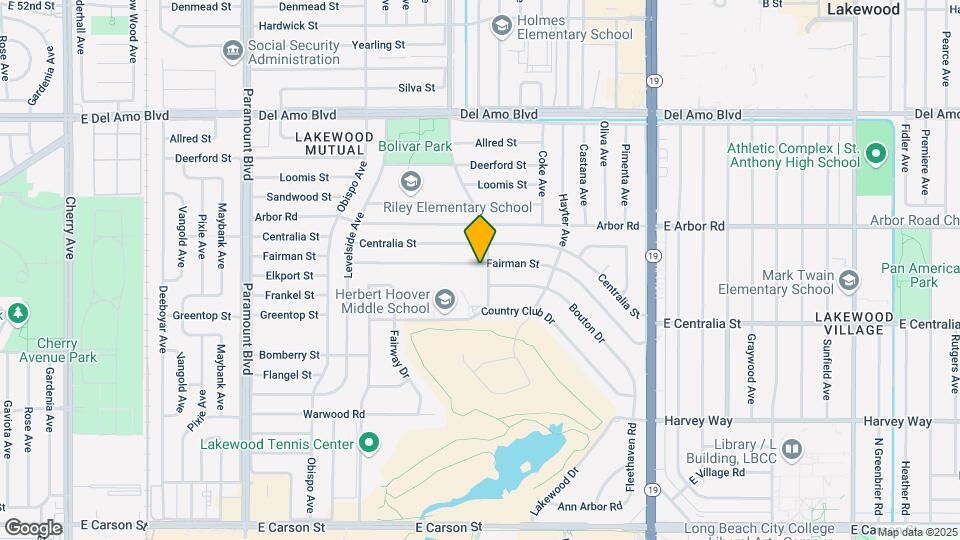 3538 Fairman St Map and Location Details