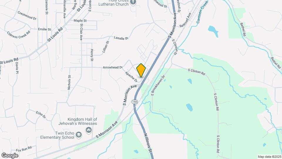 1111 Arrowhead Dr Map and Location Details