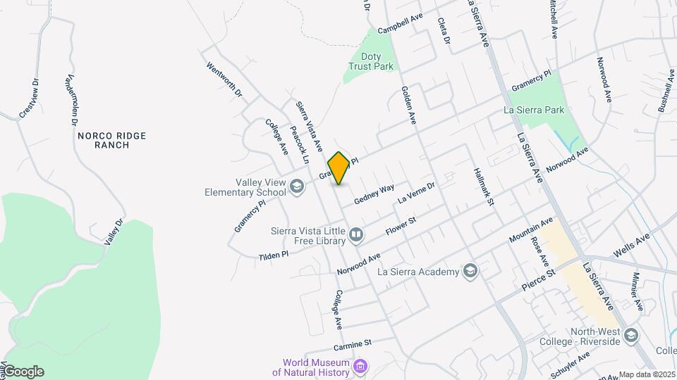 5261 Sierra Vista Ave Map and Location Details