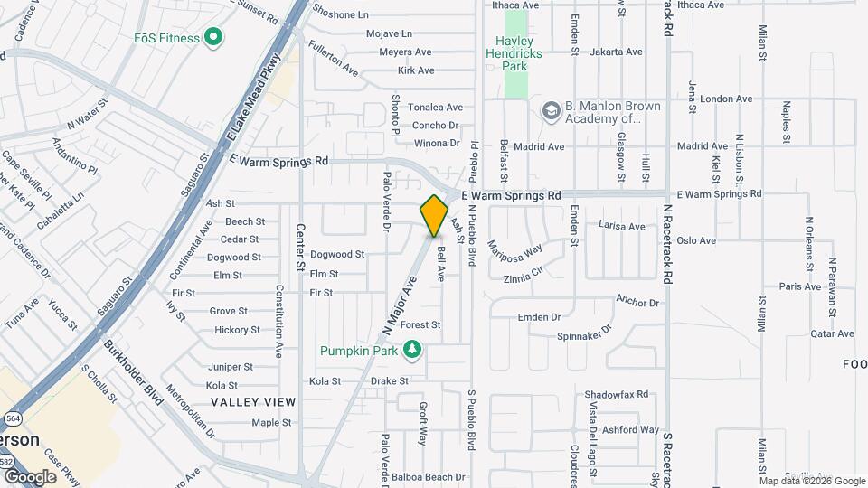 932 N Major Ave Mapa y Detalles de la Ubicación