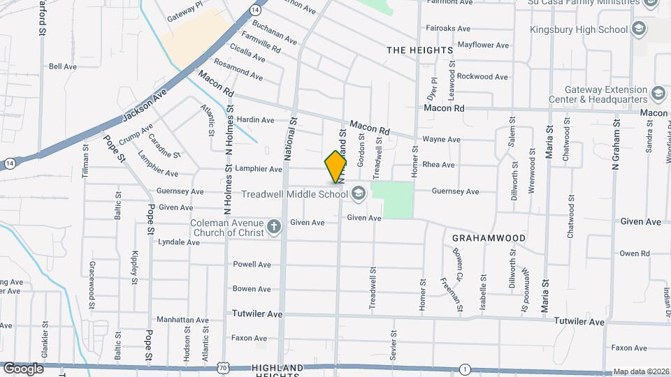3491 Guernsey Ave Map and Location Details