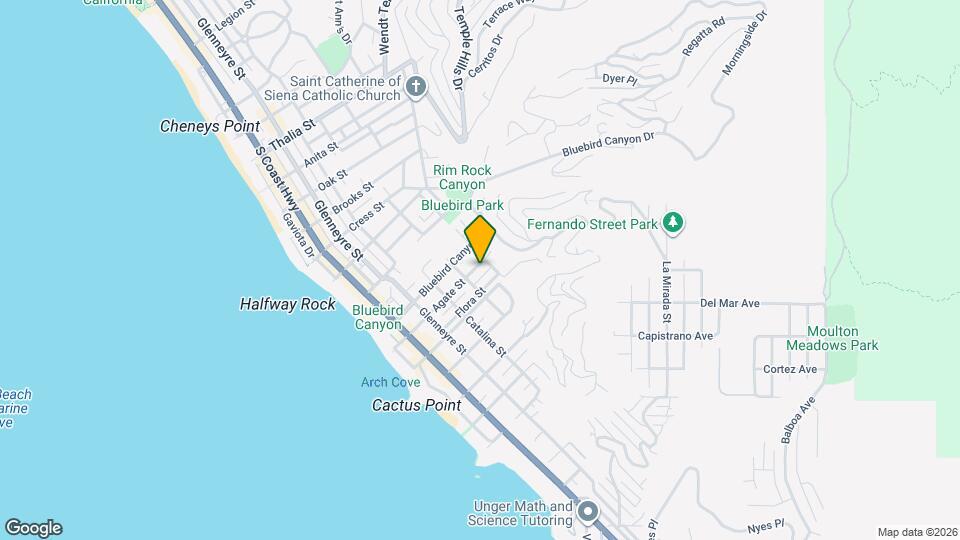 555 Agate St Map and Location Details