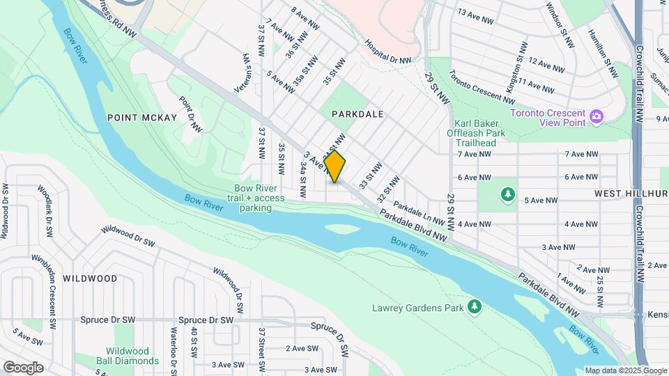 Parkdale Point Map and Location Details