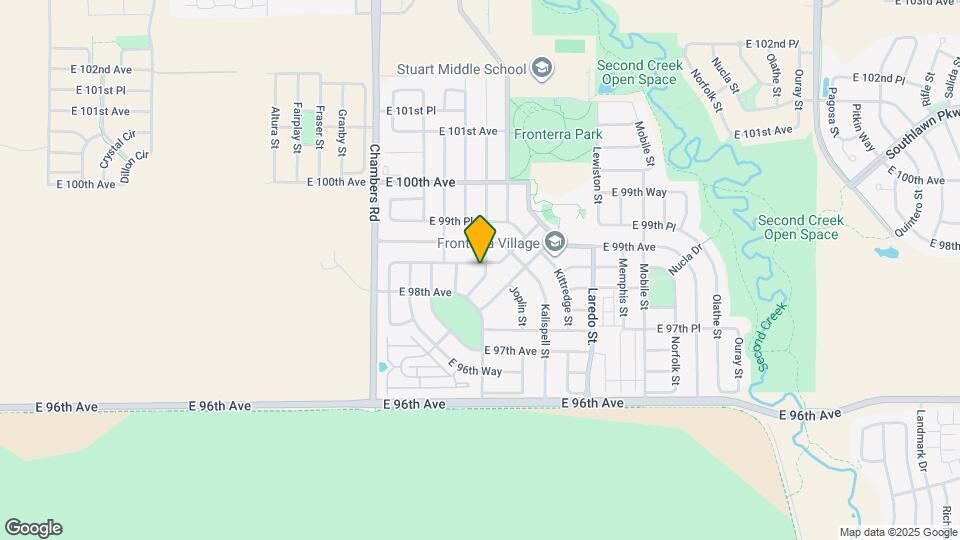 15662 E 98th Pl Mapa y Detalles de la Ubicación