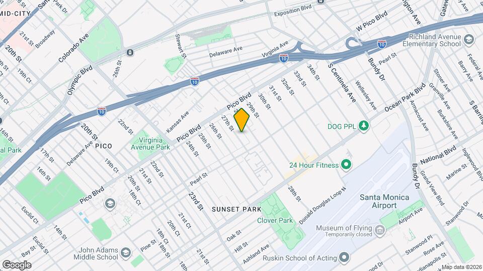 2325 27th St Map and Location Details