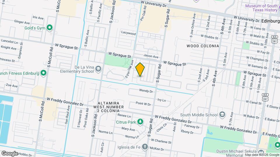 1101 Lexington Cir, Unit 3 Map and Location Details