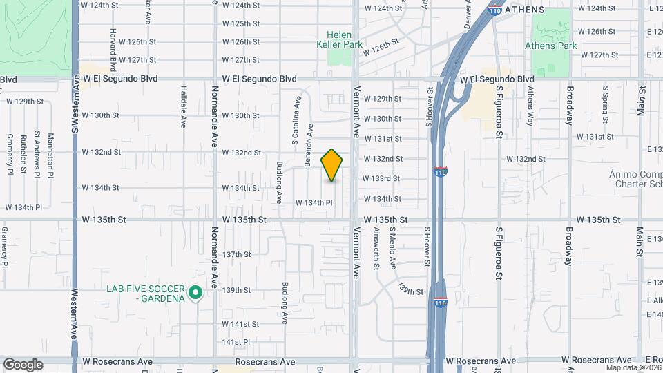 13331 S New Hampshire Ave Mapa y Detalles de la Ubicación