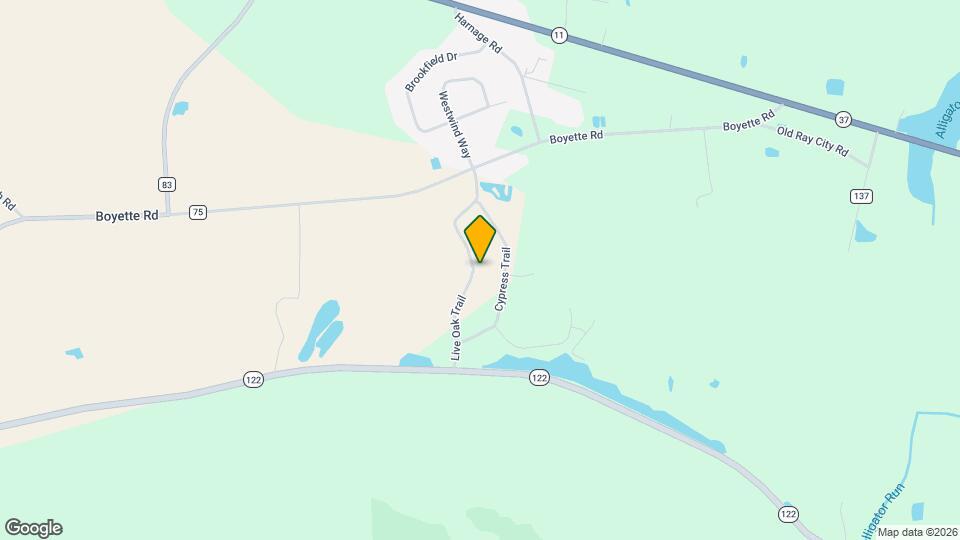 46 Live Oak Trail Map and Location Details