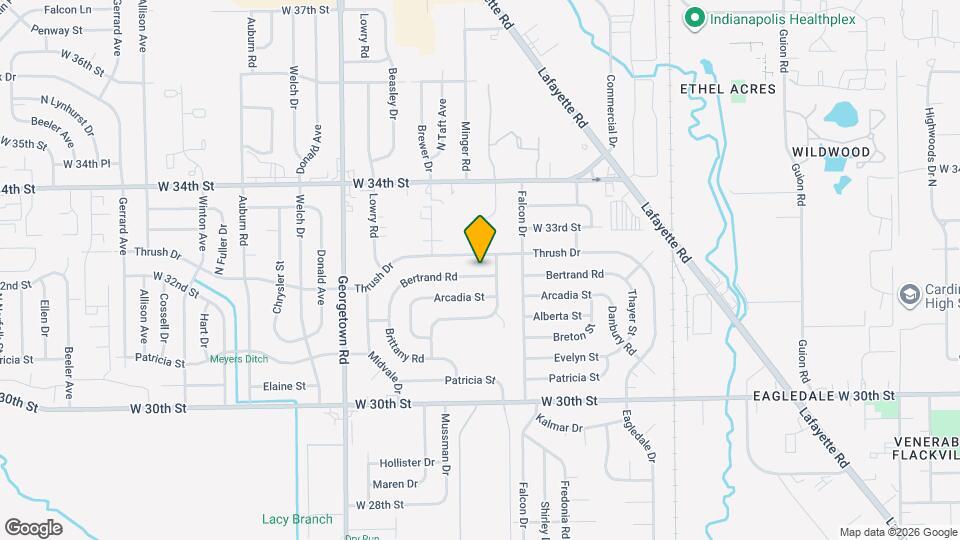 4314 Bertrand Rd Map and Location Details