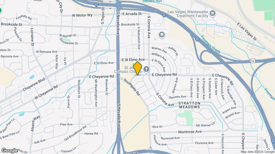 411 E Cheyenne Rd Map and Location Details