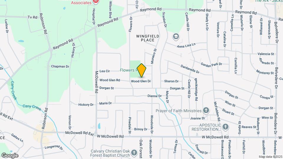1550 Wood Glen Dr Map and Location Details