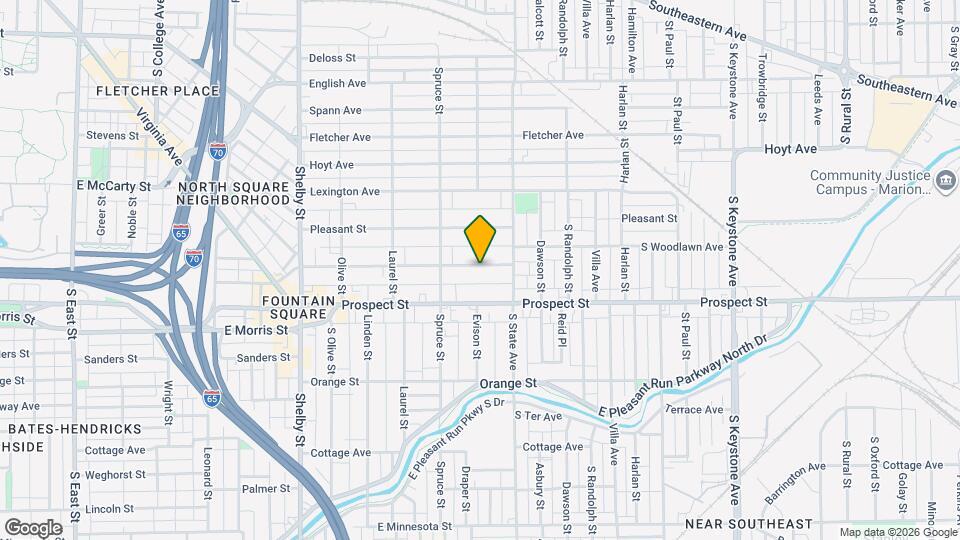 1603 Woodlawn Ave Mapa y Detalles de la Ubicación