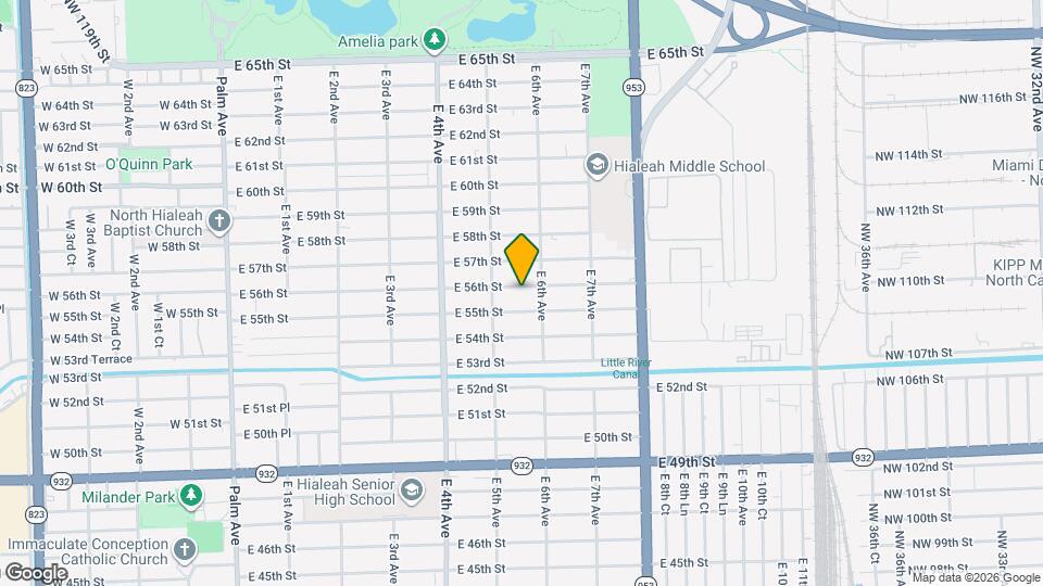 530 E 56th St Mapa y Detalles de la Ubicación