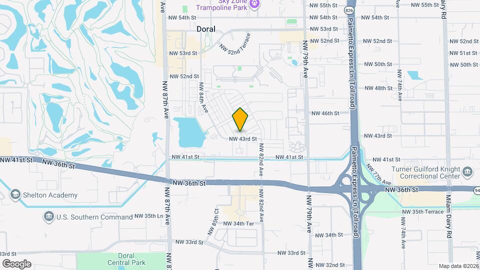 4425 NW 83rd Pkwy Map and Location Details