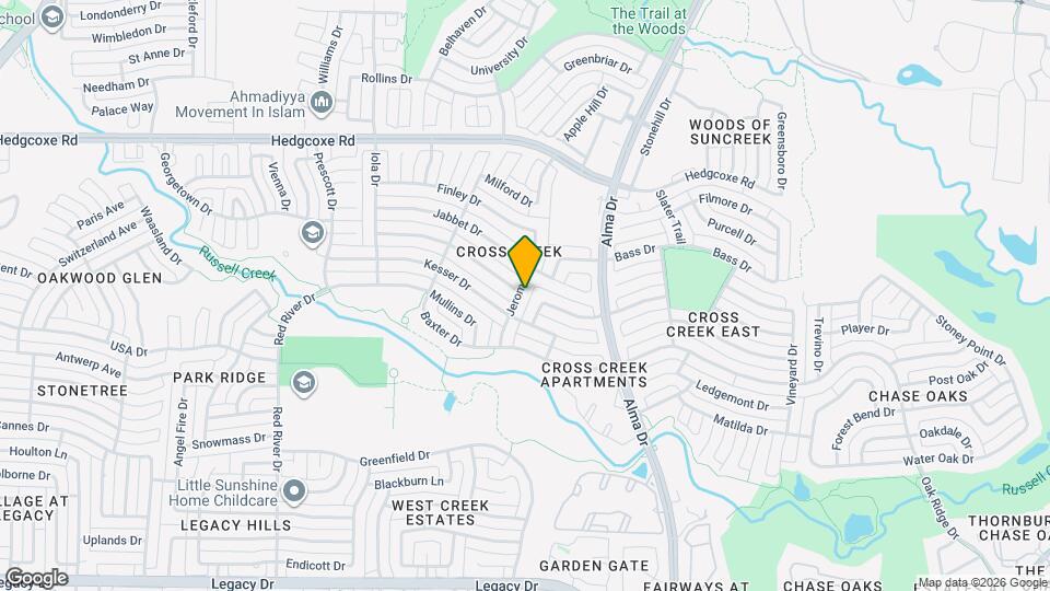 7612 Jerome Dr Map and Location Details