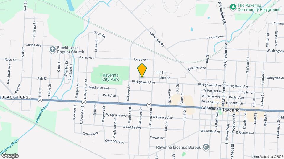 826 W Highland Ave Map and Location Details