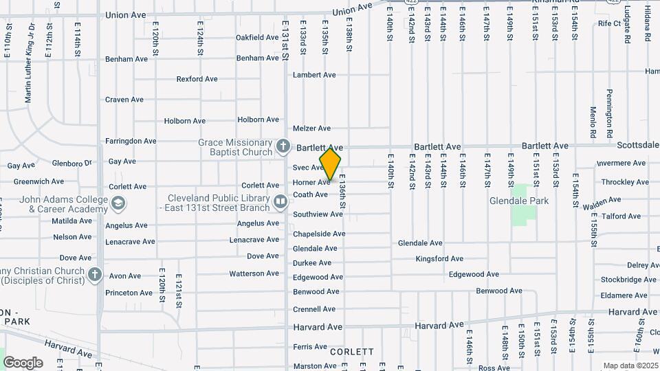 13414 Horner Ave Map and Location Details