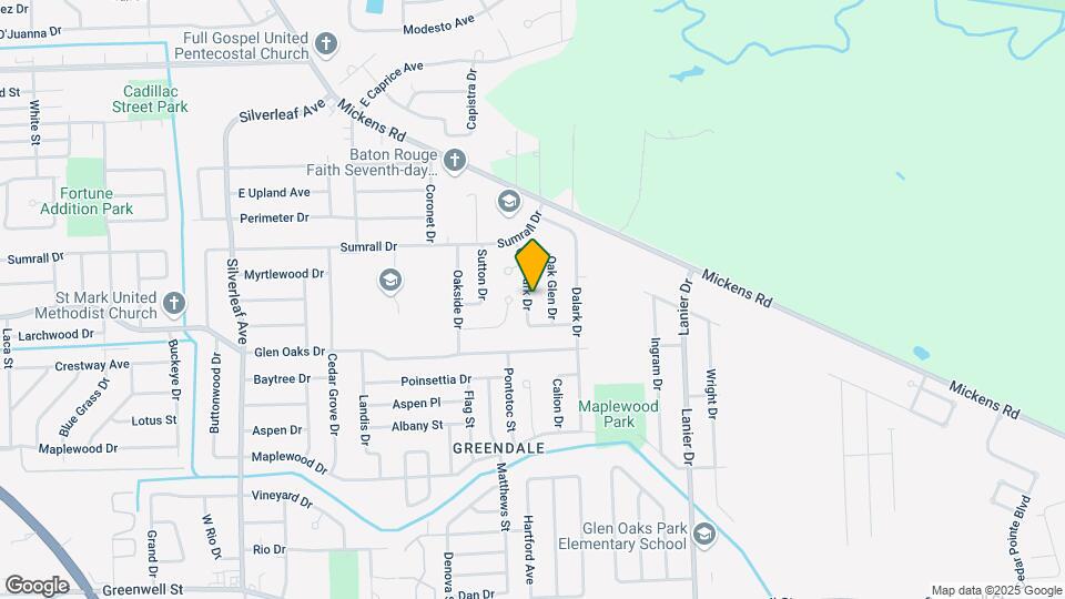 6706 Oak Park Dr Map and Location Details