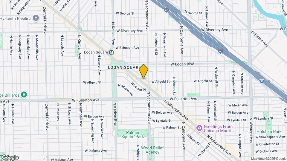 2487 N Milwaukee Ave Mapa y Detalles de la Ubicación