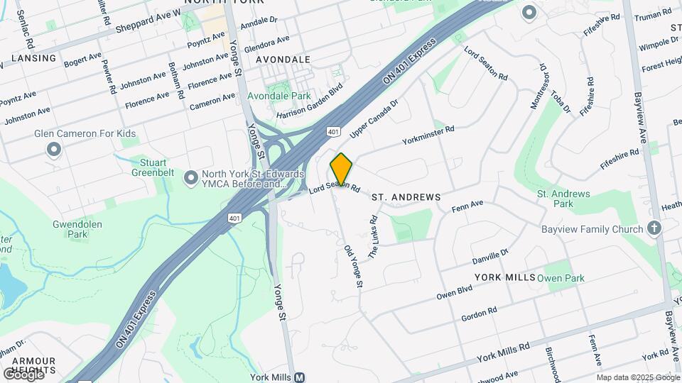 31 Upper Canada Dr Map and Location Details
