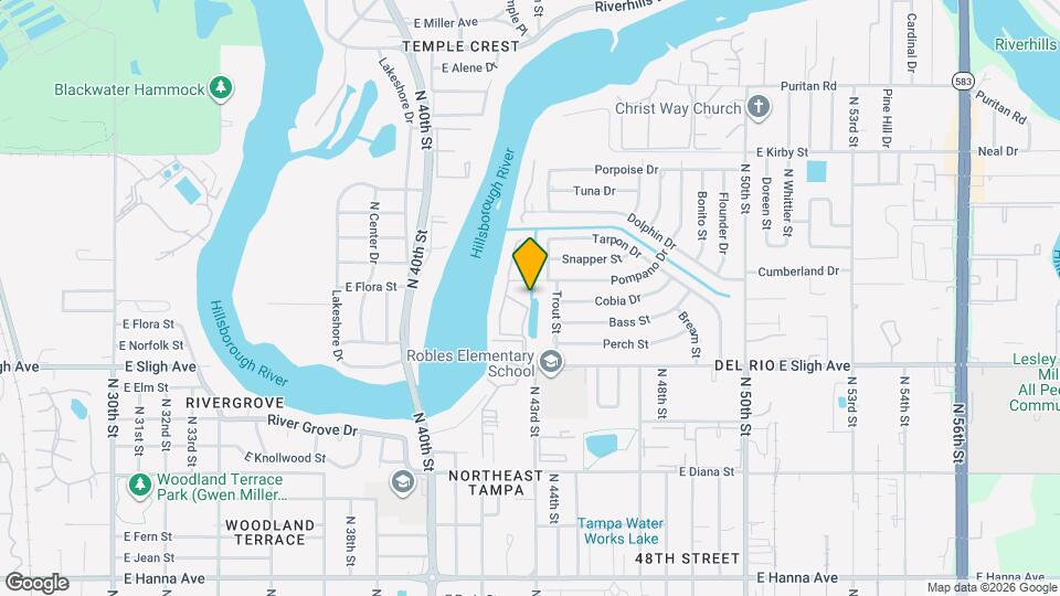7127 Waterside Dr Map and Location Details